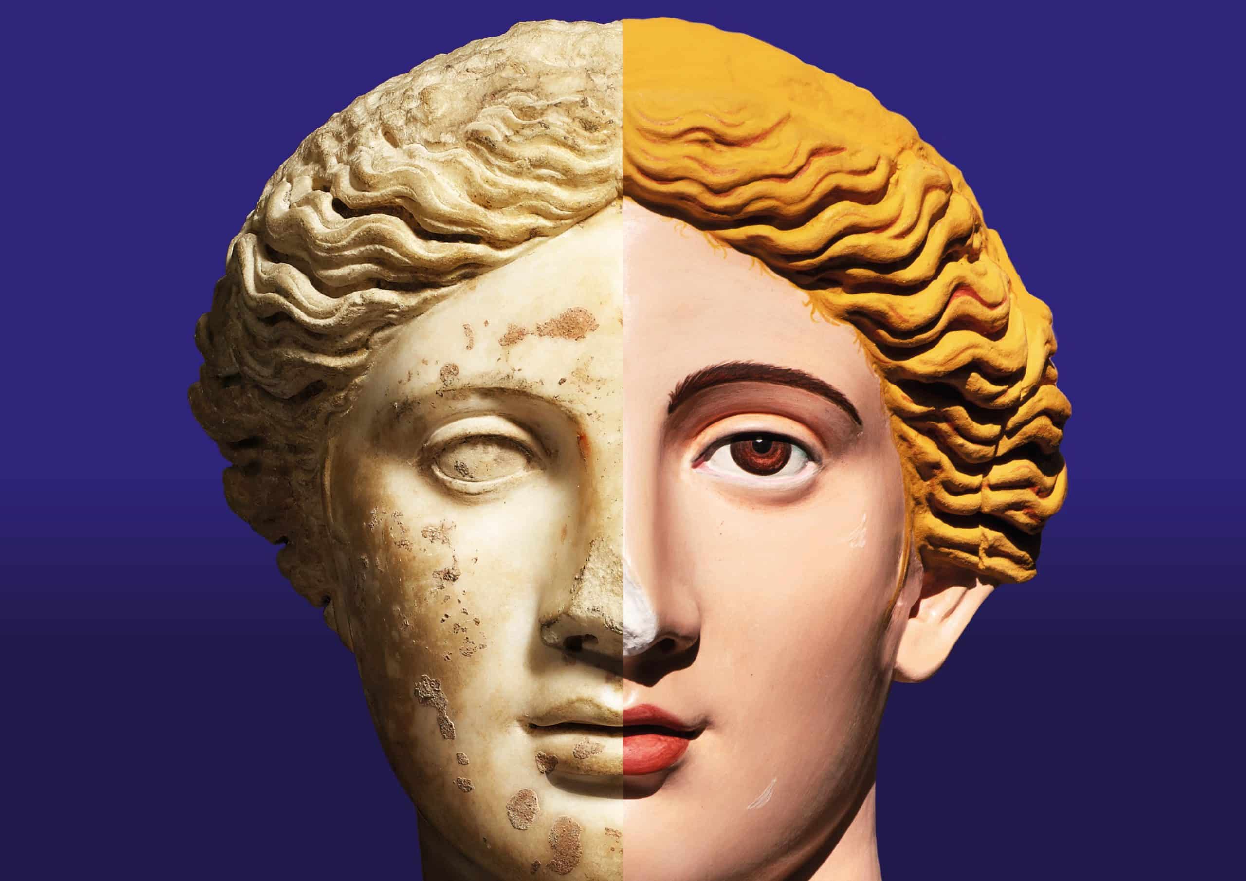 Campagnebeeld expo 'De oudheid in kleur' in het Gallo-Romeins Museum