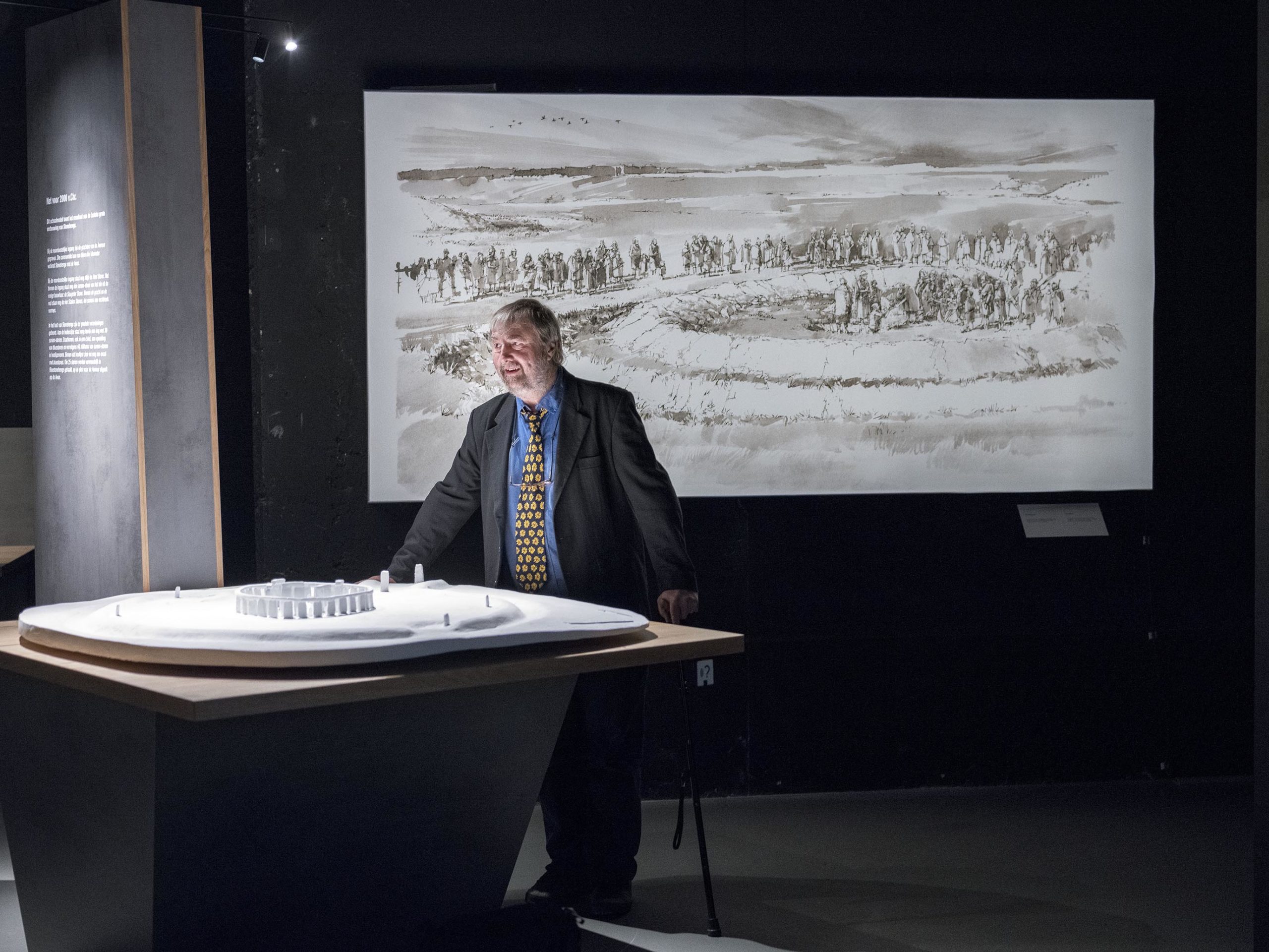 Sfeerbeeld van de tentoonstelling ‘Stonehenge – Voorbij het mysterie’ © Gallo-Romeins Museum