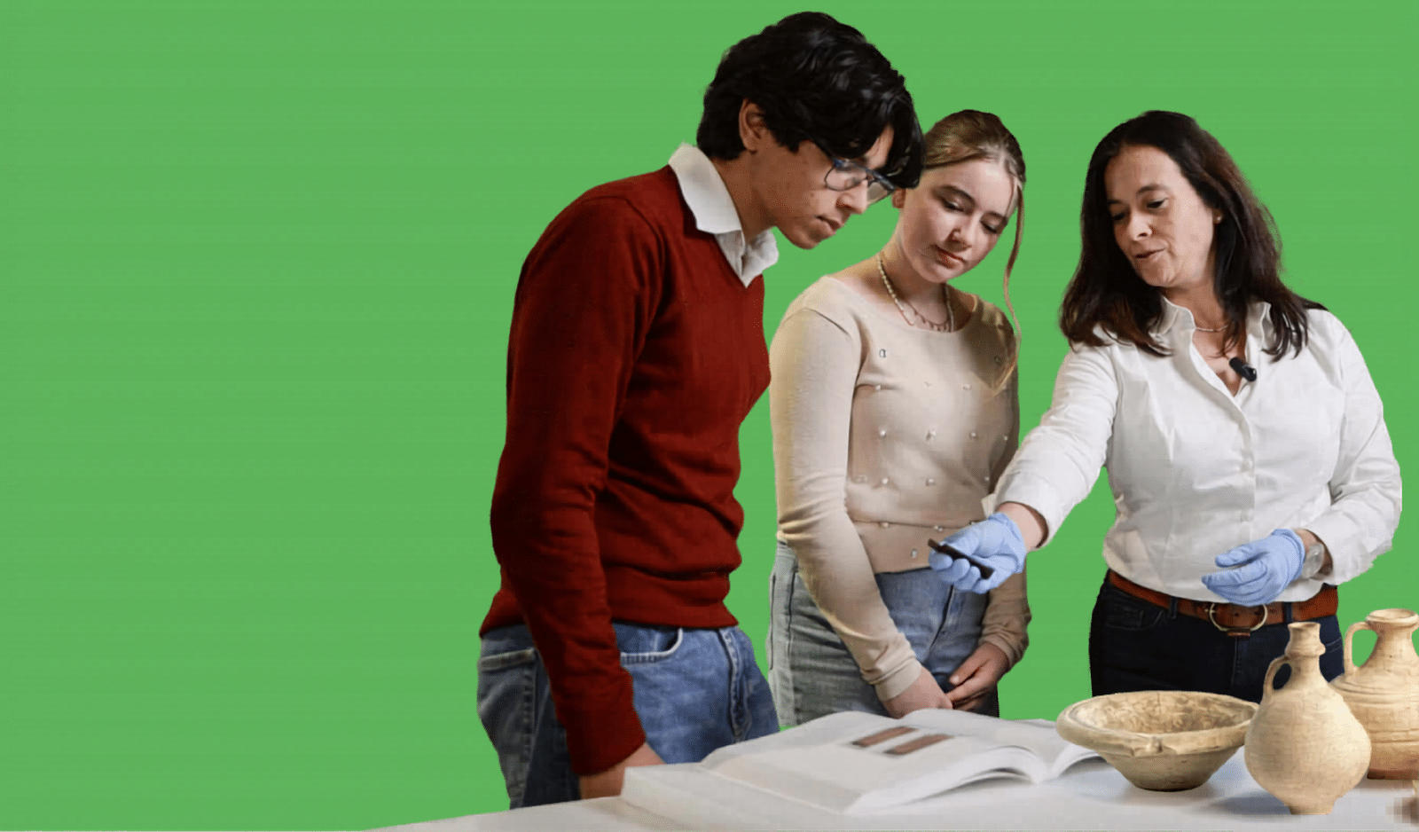 Campagnebeeld in dialoog met een archeoloog archeologiedagen